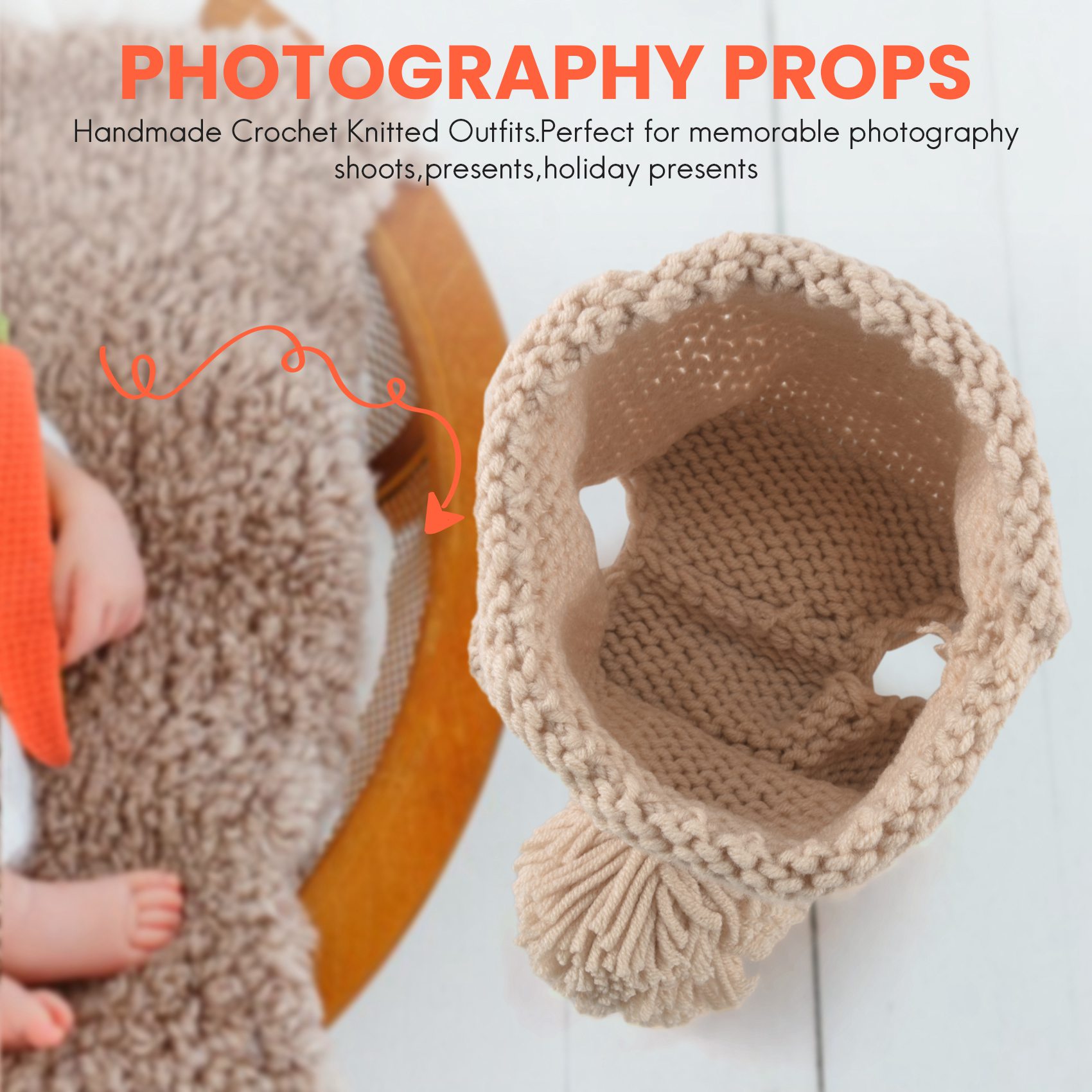 Photography Outfits - ABJA-Accessori per la fotografia di neonati,