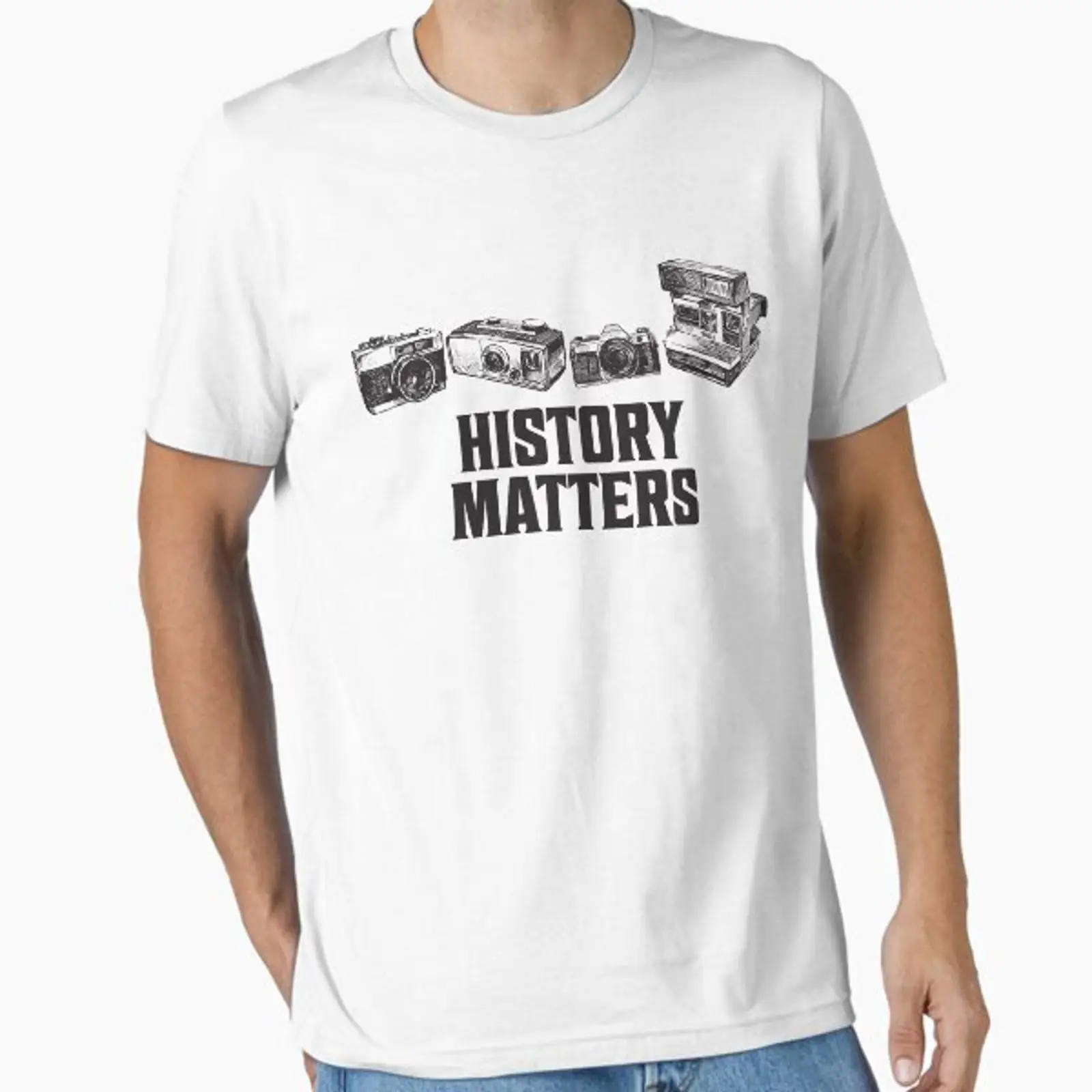 Photography Quotes Short - T-shirt con citazioni di storia della