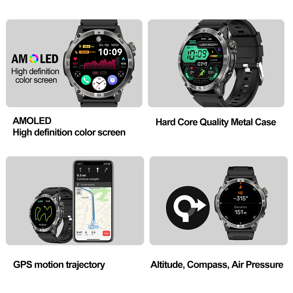 NORTH EDGE GPS Sport Smart Wat - Intervalometer Timer recensione e prezzo