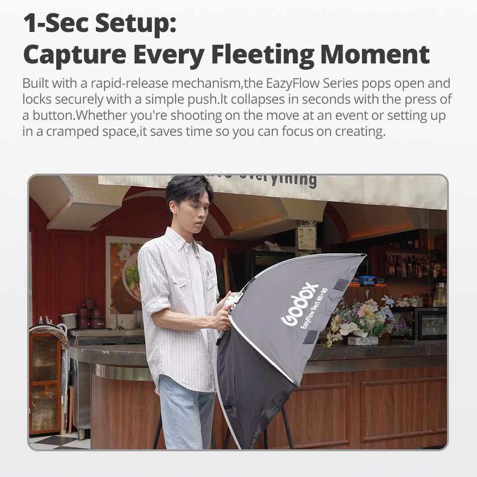 Godox Serie EazyFlow Softbox P - Pop Up Flash Diffuser recensione e prezzo